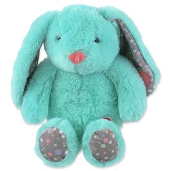 Hračka Dog Fantasy Cuddle Zajíček s tlukoucím srdcem tyrkysová 29cm (obrázek 8)