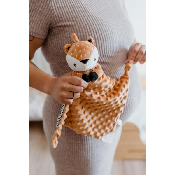 Srnka babyted, uspávač kousátko, chrastítko plyš 25x25cm