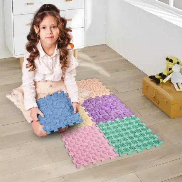 Ortek Masážní podložka Puzzle Mix Pastel 6 prvků (obrázek 11)
