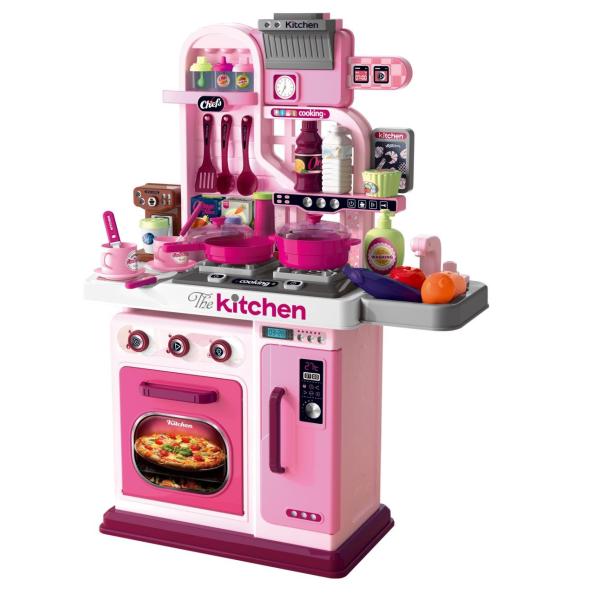 Kuchynka ružová s príslušenstvom