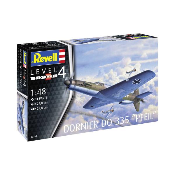 Plastic ModelKit letadlo 03795 - Do335 Pfeil (1:48)