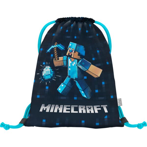 BAAGL Taška Minecraft Modrá Sekera