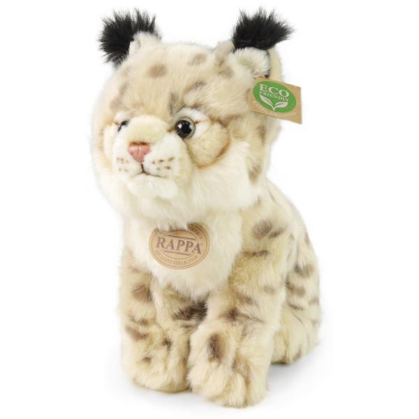 Lince de peluche cachorro sentado 25 cm ECO-FRIENDLY