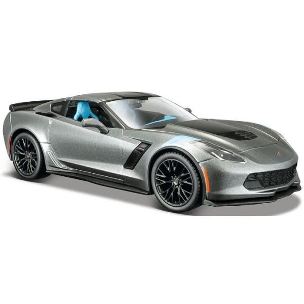 Maisto - 2017 Corvette Grand Sport, metal šedá, 1:24
