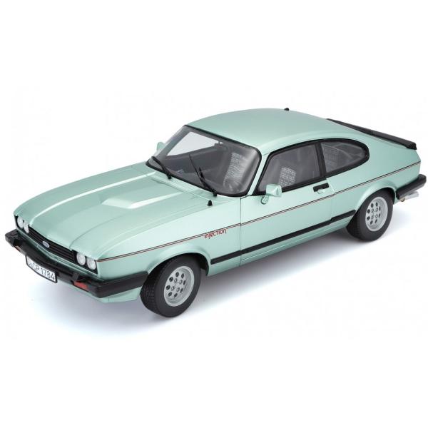 Bburago 1:24 Plus Ford Capri 1982 light green