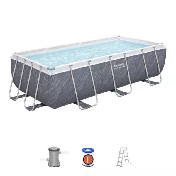 Zahradní bazén Bestway 56721 Power Steel 4.04mx 2.01mx 1.00m Rectangular s kartuš. filtr (obrázek 3)