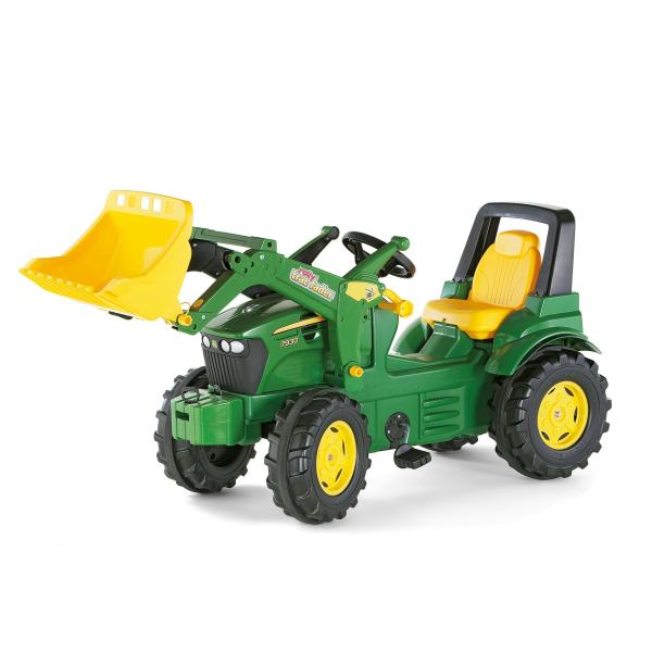 Rollytoys Farmtrac Šliapací traktor John Deere s predným nakladačom