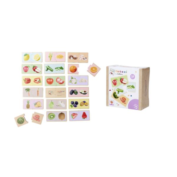 Montessori Puzzle ovoce a zelenina (obrázek 2)