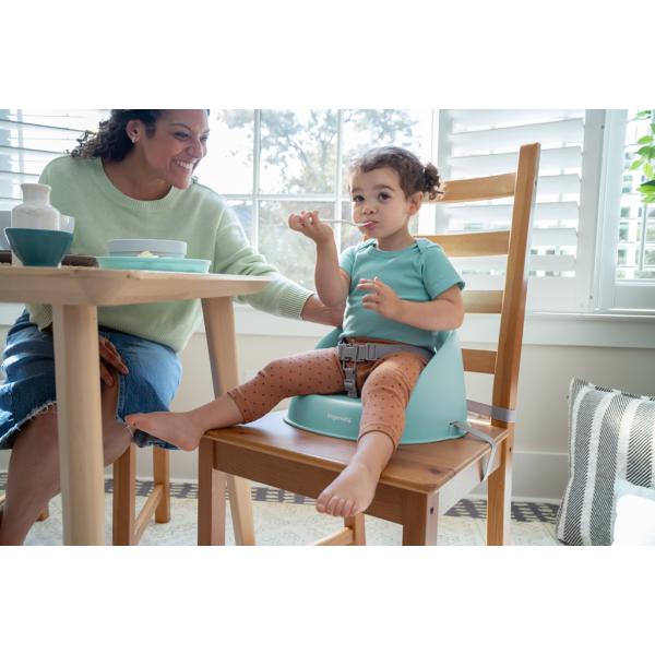 INGENUITY Podsedák na jídelní židli My Spot™ Teal 6m+, do 15kg (obrázek 7)