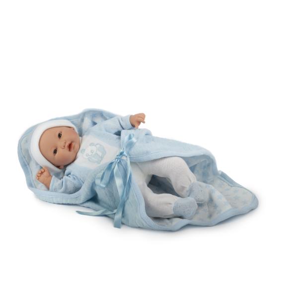 TYBER Hector plačící miminko s dudlíkem a zavinovačkou, vel. S 45 cm