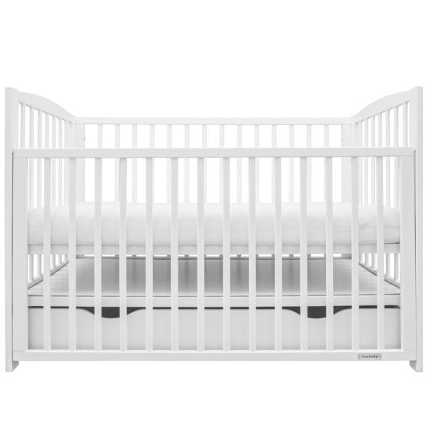 Dětská postýlka New Baby LILLY s odnímatelným bočním panelem a šuplíkem bílá (obrázek 4)