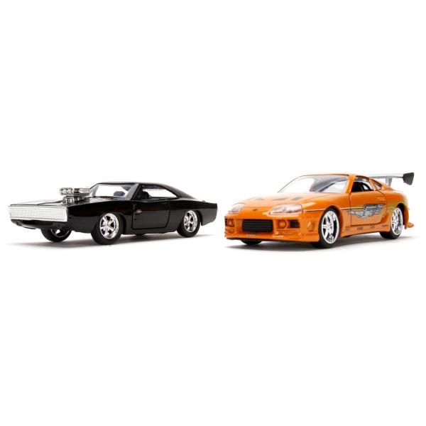 Rychle a zběsile Twin Pack Toyota Supra a Dodge Charger 1:32