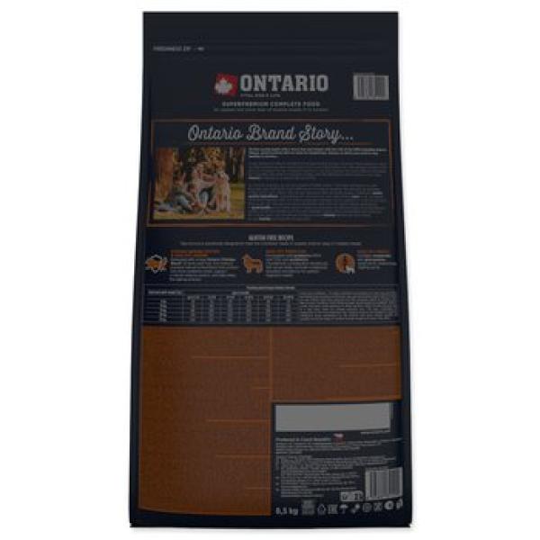 Krmivo Ontario Puppy Medium Lamb & Brown Rice 6,5kg (obrázek 10)