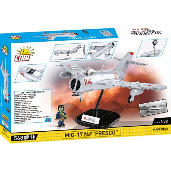 Cobi Cold War MIG-17 FRESCO, 1:32, 588k, 1f