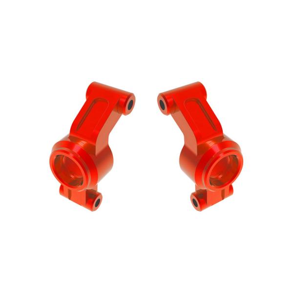 Traxxas zadné hliníkové náboje červené (2)