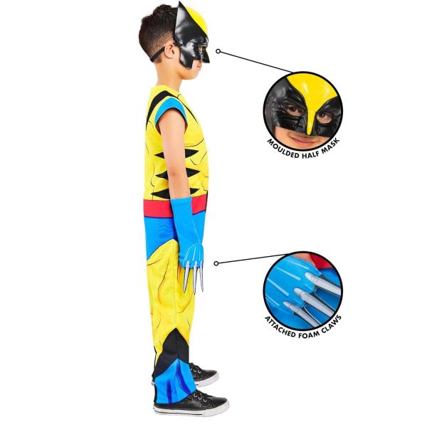 DEADPOOL Wolverine dětský kostým velikost XXS(98-104cm) (obrázek 3)