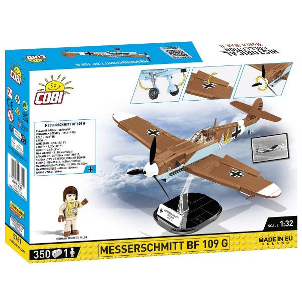 Cobi II WW Messerschmitt BF 109 G, 1:32, 348 k, 1 f