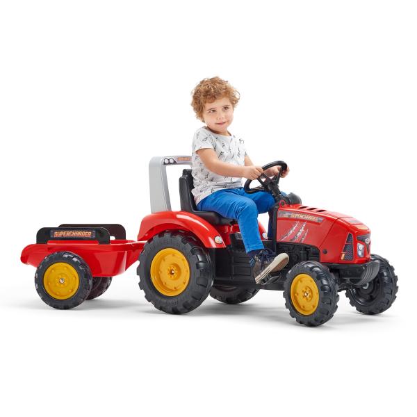 Falk Šlapací traktor 2020AB Supercharger červený (obrázek 3)