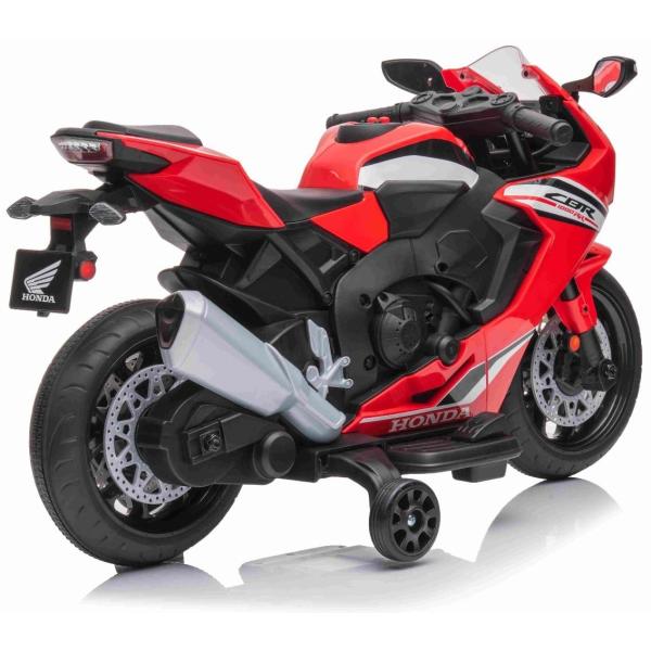 Elektrická Motorka HONDA CBR 1000RR, Licencované, 12V baterie, Plastová kola, červená (obrázek 9)