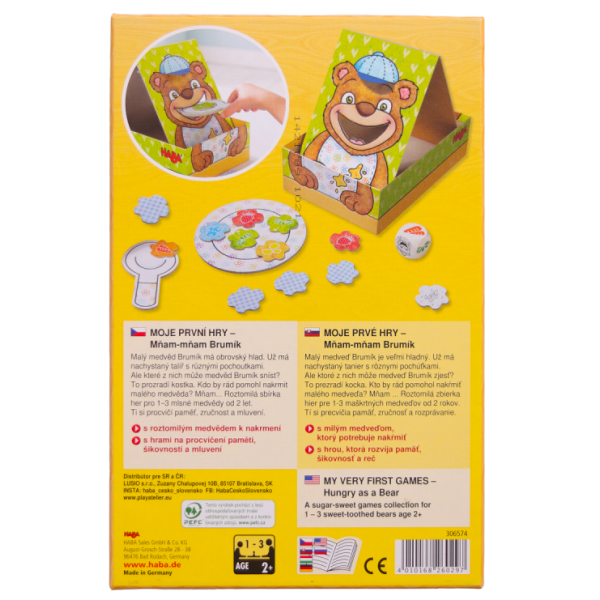 Haba Moje první hry Mňam-mňam Brumík SK CZ verze