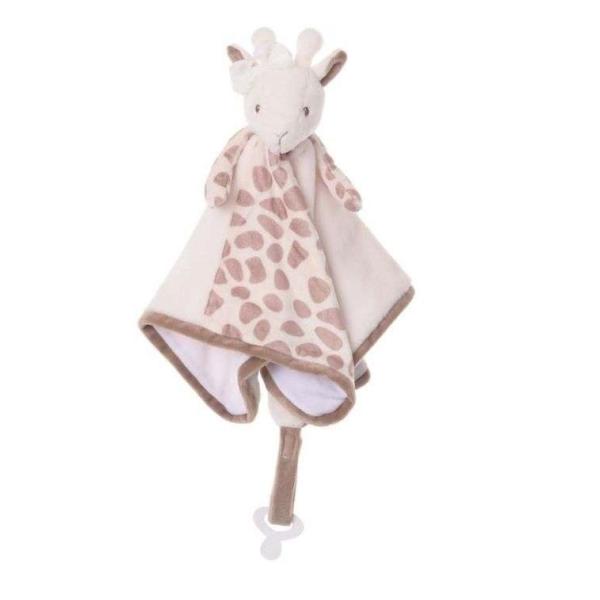 BK LUCY BABY muchláček, hnědý lem (30cm) s dárkovým boxem Bukowski Design
