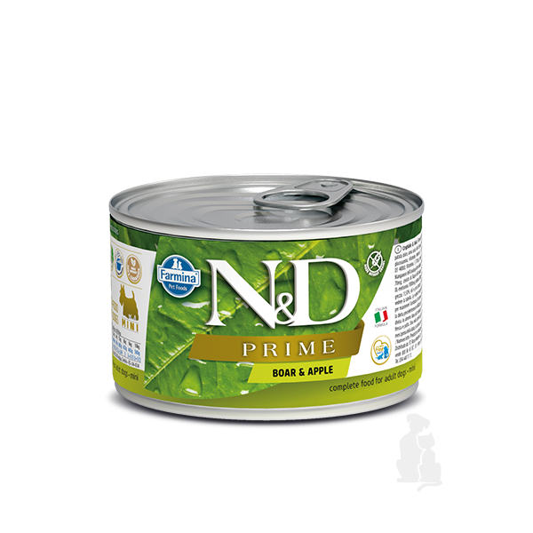 ND Dog konz. Prime 140g diviak, jablko
