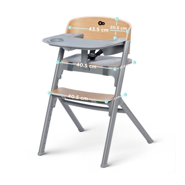 KINDERKRAFT Židle jídelní LIVY Oak (obrázek 5)