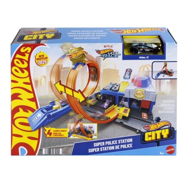 Mattel Hot Wheels City Super policejní stanice (obrázek 5)