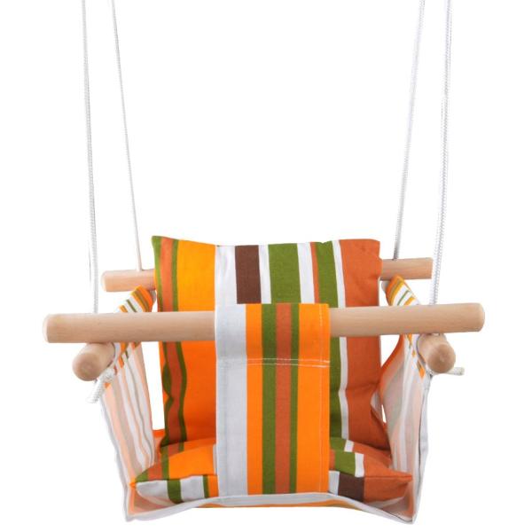 Detská textilná hojdačka 100% bavlna pruhovaná