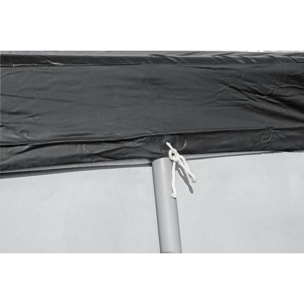 Bestway 58442 Obdélníkový kryt bazénu s rámem 282 x 196 cm, černý (obrázek 4)