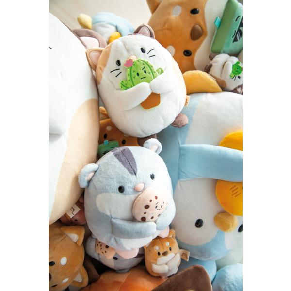 NICI plyš MyMochi Kočička Angy 16cm s kaktusem v dárkovém balení