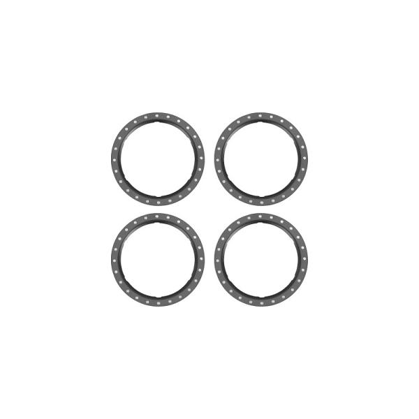 Traxxas Anneau Beadlock En Aluminium Gris (4)-image