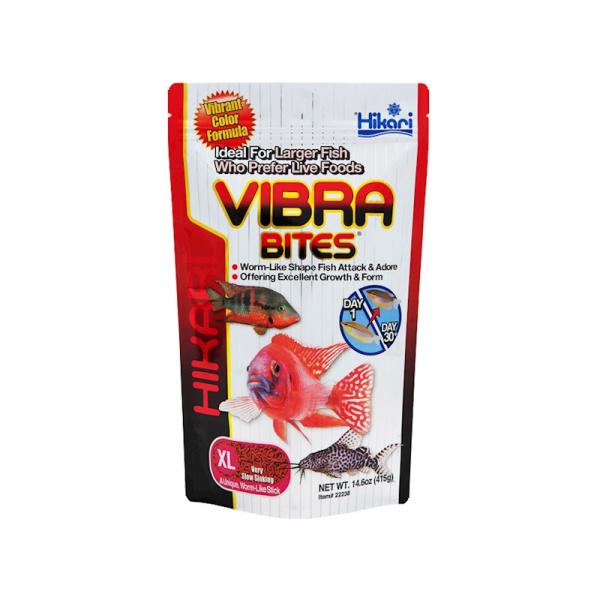 HIKARI Krmivo Vibra Bites XL, 415 g