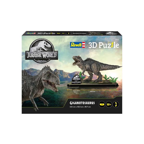 3D Puzzle REVELL 00245 – Jurský svět – Gigantosaurus