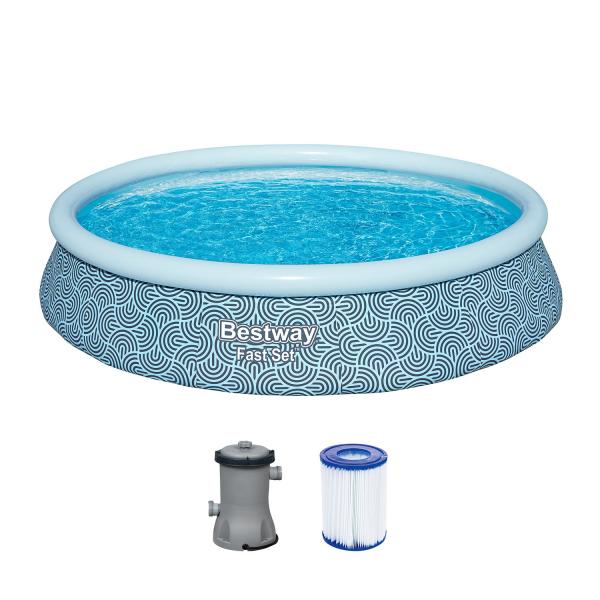 Bestway 57376 Kruhový bazénový set, 396 x 84 cm s příslušenstvím