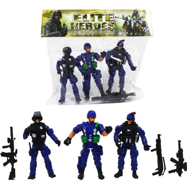 Akční figurky vojáků 3 ks série 4