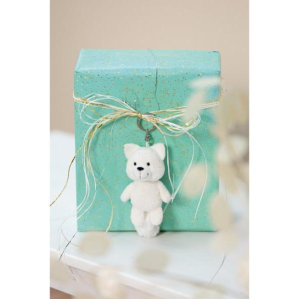 NICI klíčenka Liška polární Vanja 10cm, GREEN