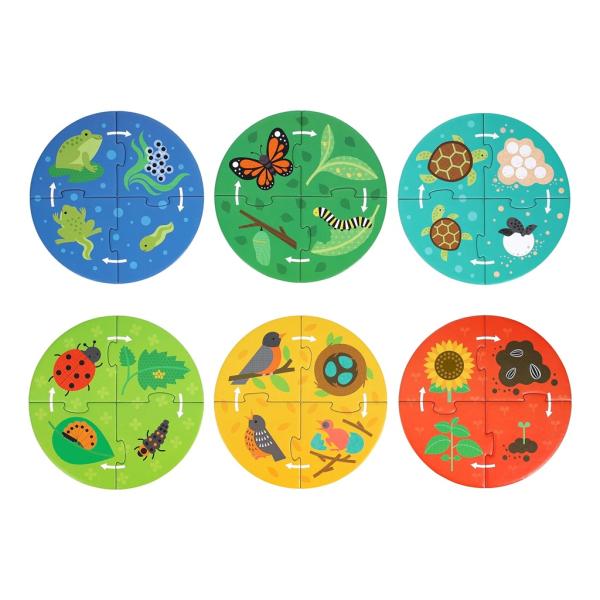 Petit Collage Puzzle pro objevitele Koloběh života (obrázek 3)