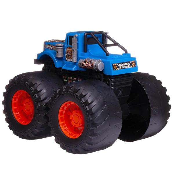 Auto monster truck 28cm volný chod na baterie se světlem a zvukem 2barvy
