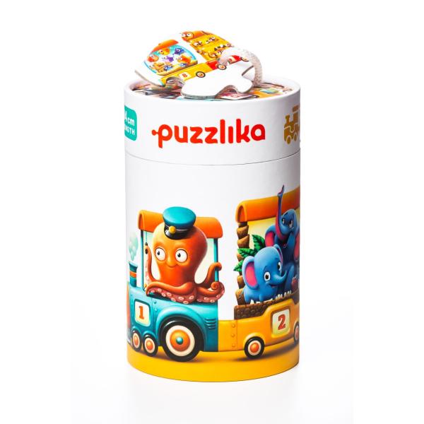 Puzzlika 13050 Vlak 94 cm - naučné puzzle 20 dílků