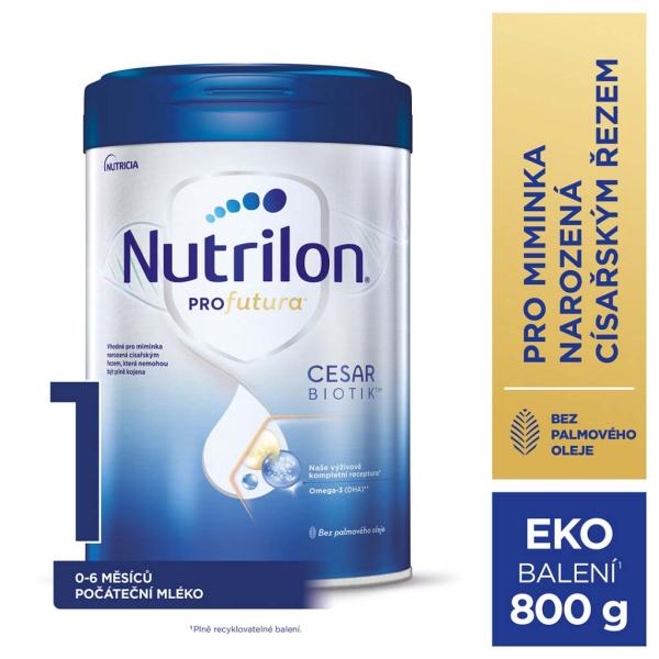 NUTRILON Profutura CESARBIOTIK 1 počáteční kojenecké mléko 800 g