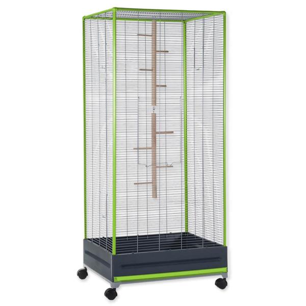 Klec Small Animals Kamil pro veverky šedo-zelená 65x54x150cm