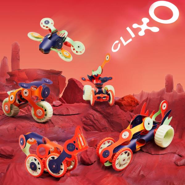 CLIXO Mars Rovers - magnetická stavebnice 30 kusů (obrázek 5)