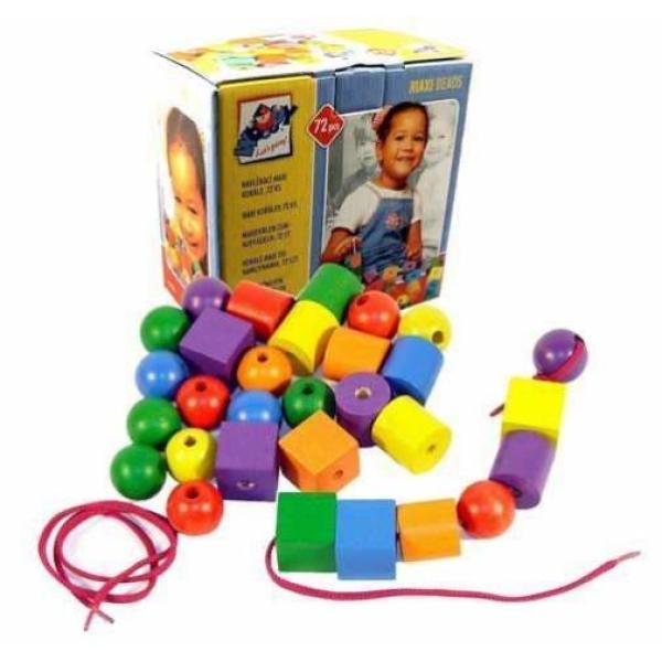 Woody Drevené Maxikorále 72 dielov 90194