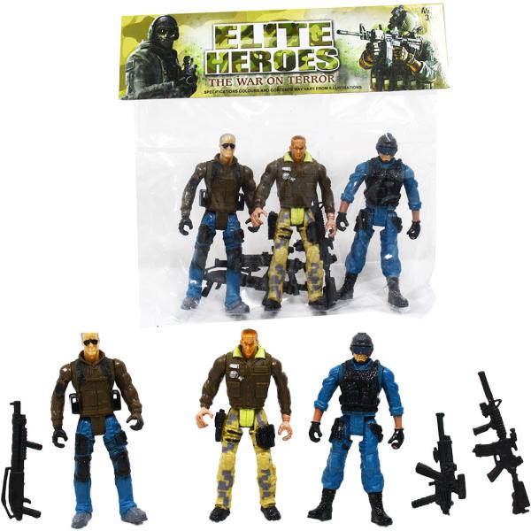 Akční figurky vojáků 3 ks série 3