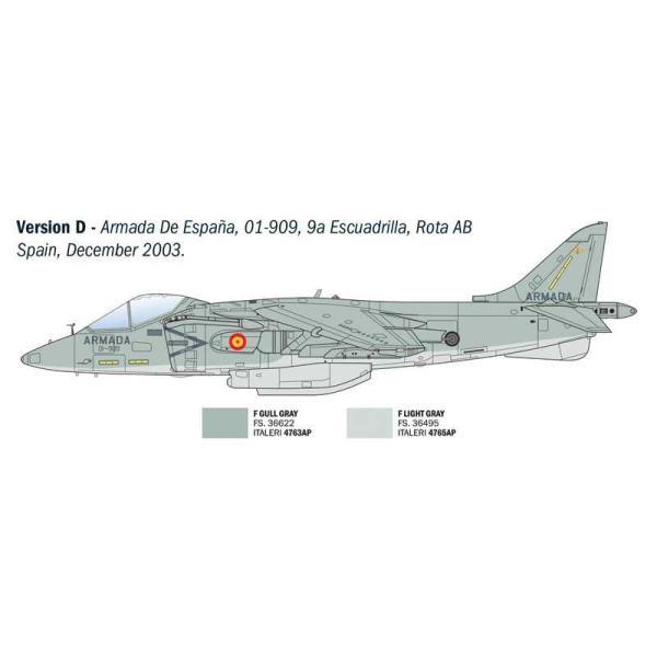 Model Kit letadlo 90193 - AV-8B Harrier II (1:72) (obrázek 7)