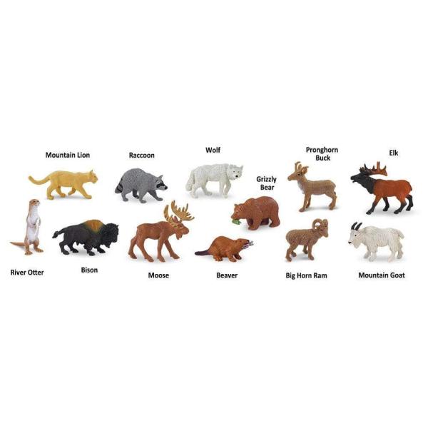 Safari® Toob Zvířata Severní Ameriky 12 figurek (obrázek 4)