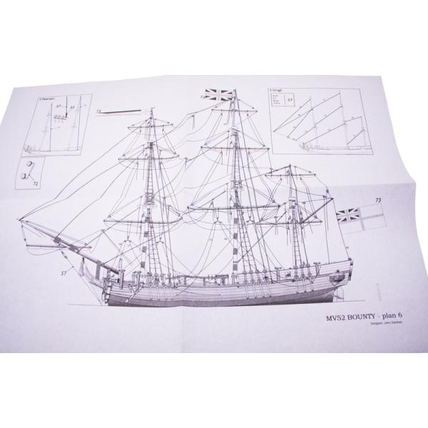 MAMOLI H.M.S. Bounty 1787 1:100 kit (obrázek 8)