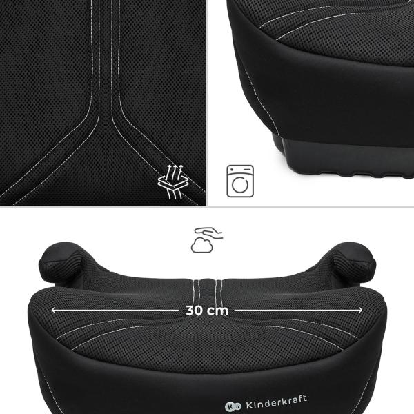 KINDERKRAFT Podsedák I-Boost 2 Pro (125–150 cm) Černá (obrázek 4)