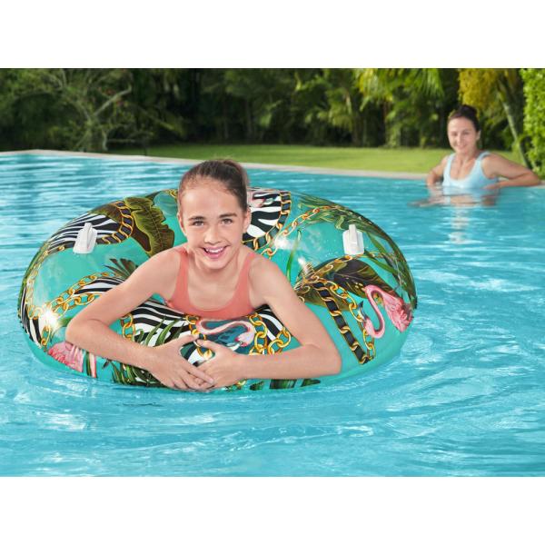 Bestway Nafukovací kruh 114cm Floral Fantasy Swim Ring (obrázek 4)